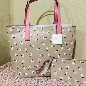 New Kate Spade reversible My breezy floral tote.